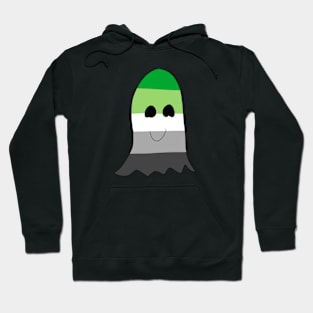 Aromantic Pride Ghost Hoodie